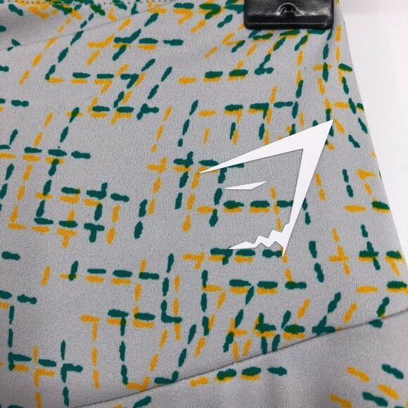 NWOT Gymshark training leggings light grey green and yellow flecked women’s SP - Picture 15 of 16